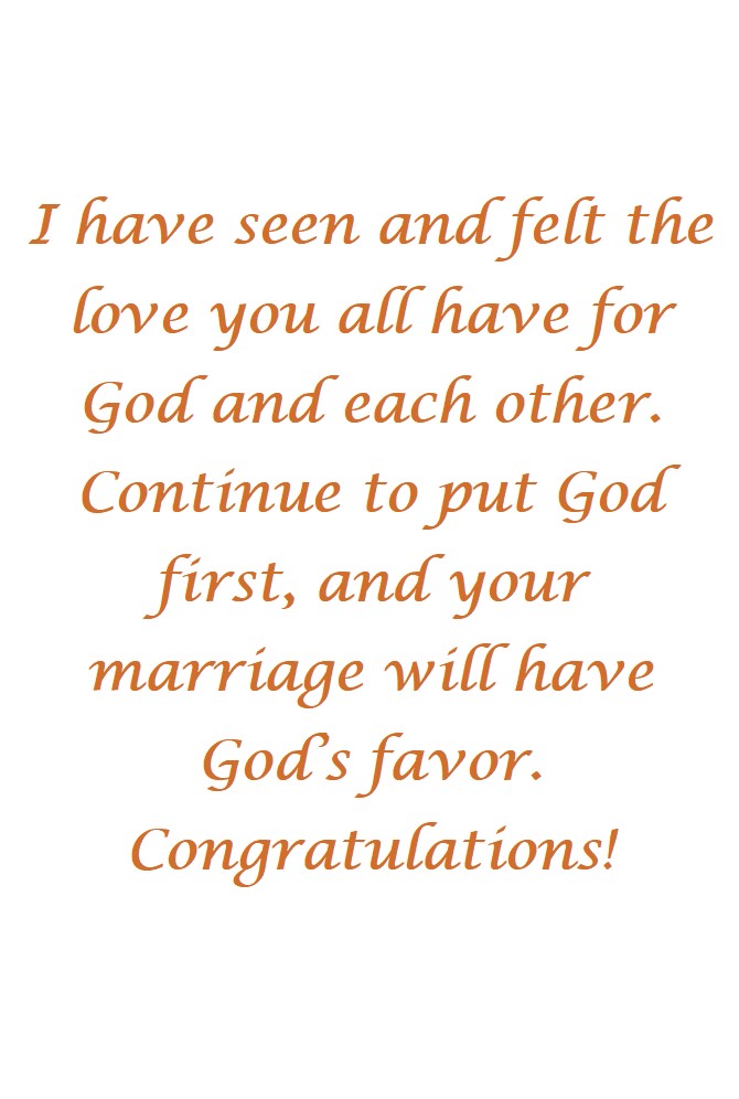 Card – A blessed bride and groom – Kingdom Greeting Cards