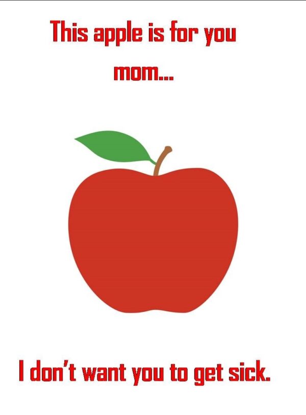 An apple a day mom